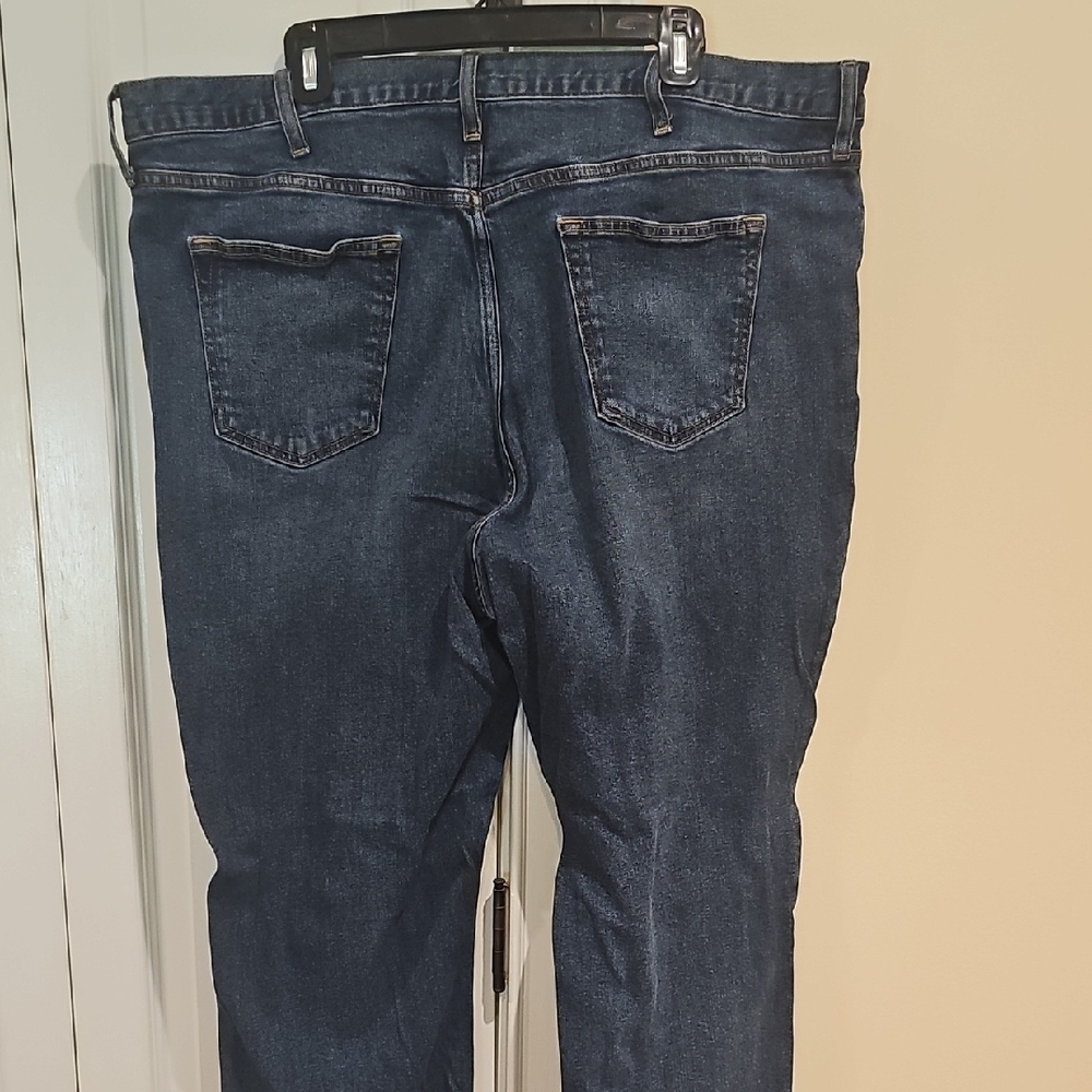 Old Navy Men's Dark Blue 42x30 Straight Jeans